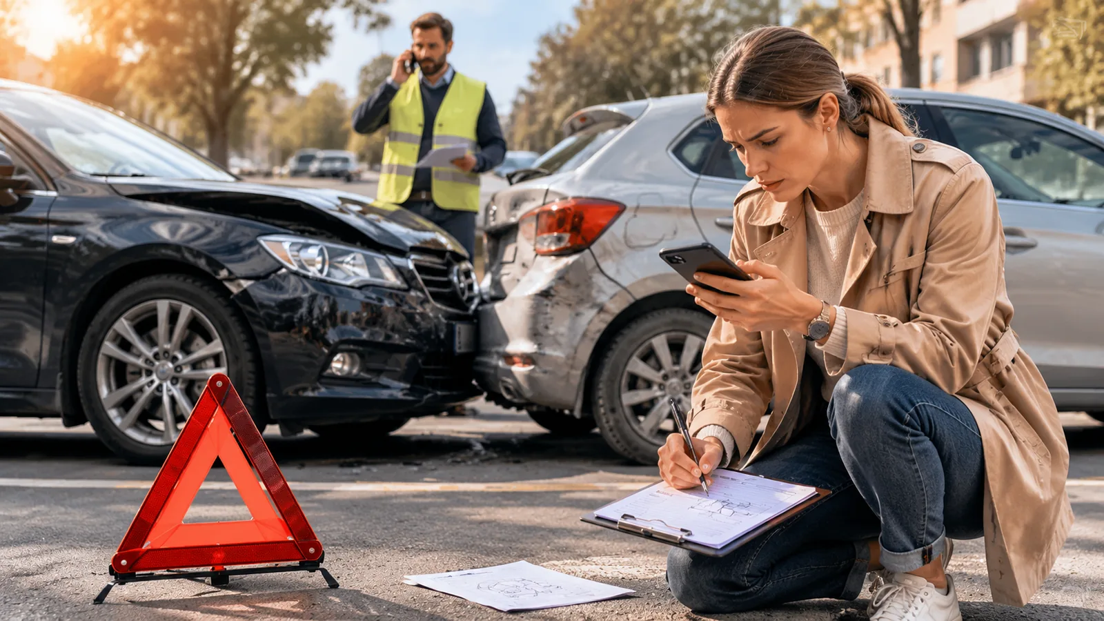 Verkehrsunfall: Was tun – Schritt für Schritt
